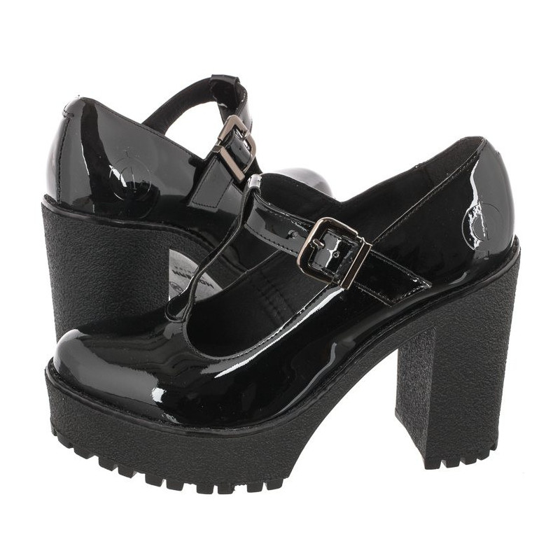 Altercore Lizzy Vegan Black Patent (AL94-a) kurpes