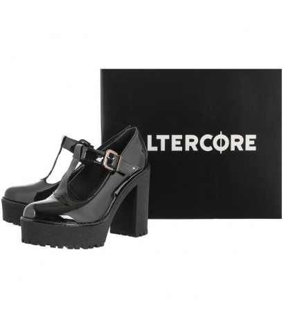 Altercore Lizzy Vegan Black Patent (AL94-a) kurpes