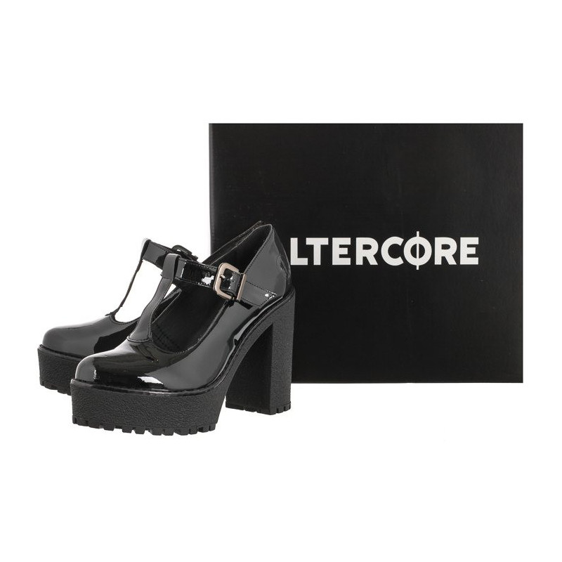 Altercore Lizzy Vegan Black Patent (AL94-a) kurpes