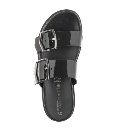 Tamaris Czarne 1-27246-36 018 Black Patent (TM339-a) Sieviešu apavi/Flip Flops