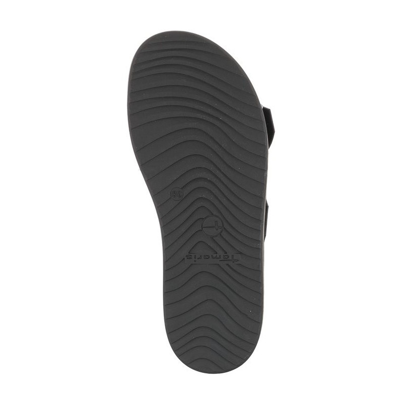 Tamaris Czarne 1-27246-36 018 Black Patent (TM339-a) Sieviešu apavi/Flip Flops