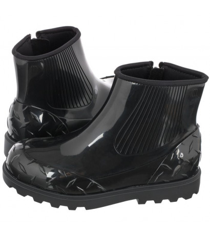 Melissa Fusion AD 32342/01003 Black (ML190-a) rubber boots