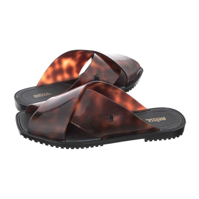 Melissa Sauce SP AD 31469/52761 Black/Brown Tortoise (ML192-a) Women's Shoes/Flip Flops