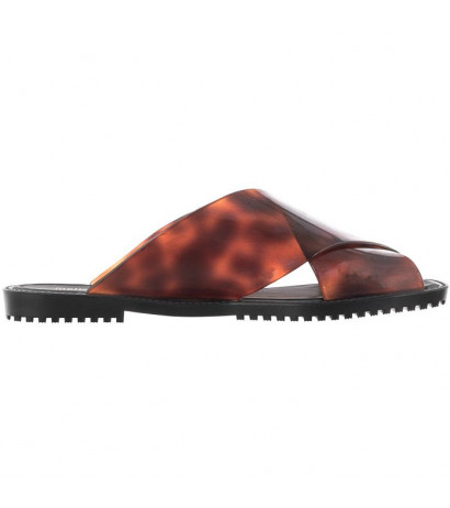 Melissa Sauce SP AD 31469/52761 Black/Brown Tortoise (ML192-a) Women's Shoes/Flip Flops