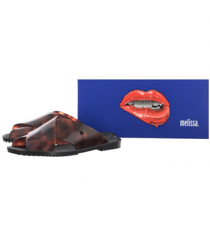 Melissa Sauce SP AD 31469/52761 Black/Brown Tortoise (ML192-a) Moteriški batai/šlepetės