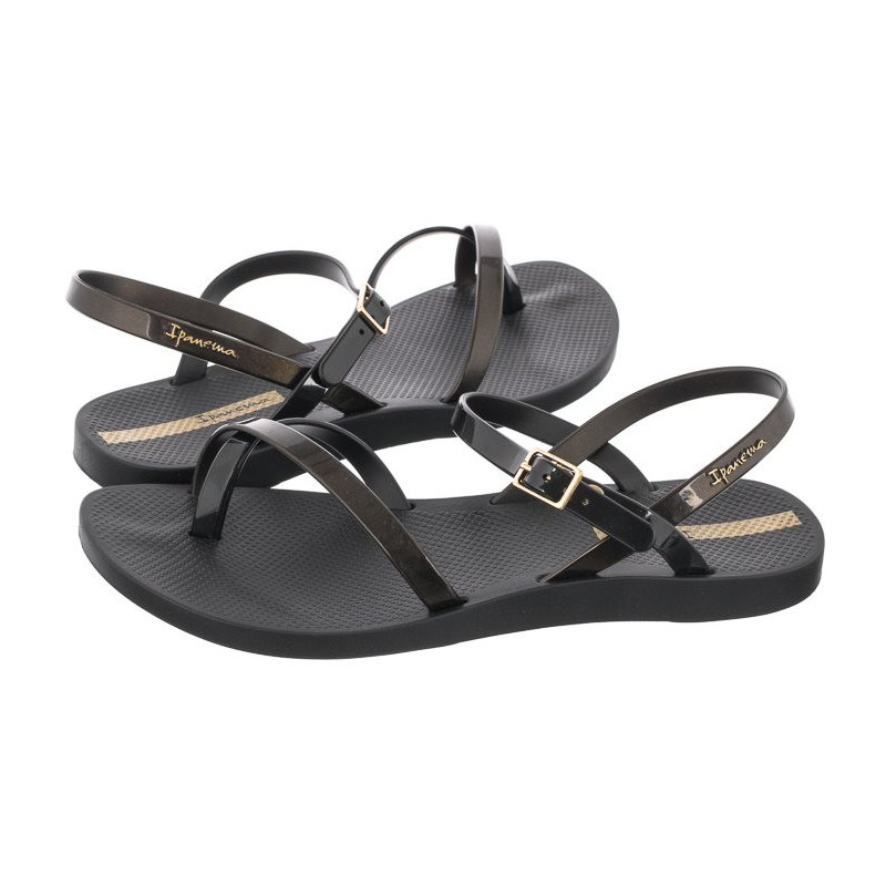 Ipanema Fashion Sand VII Fem 82842/21112 Black/Gold Black (IP41-c) flip flops