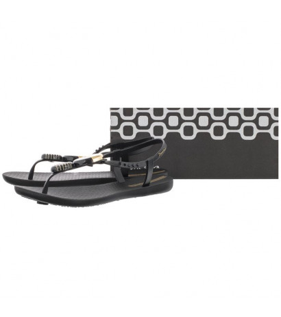 Ipanema Ella Fem 26393/20576 Black/Gold (IP45-a) flip flops