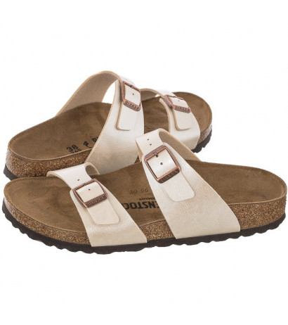 Birkenstock Sydney BS Graceful Pearl White 1016171 (BK156-a) Naiste kingad/klappide klapid