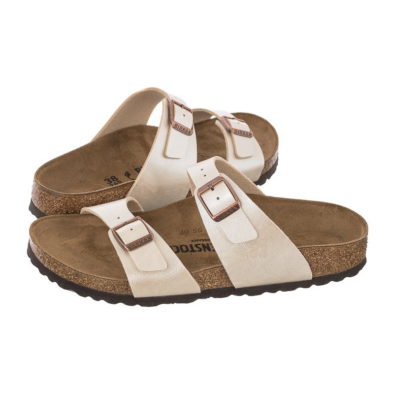 Birkenstock Sydney BS Graceful Pearl White 1016171 (BK156-a) Sieviešu apavi/Flip Flops