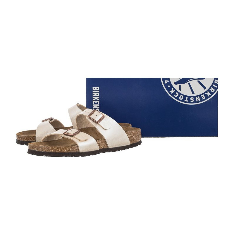 Birkenstock Sydney BS Graceful Pearl White 1016171 (BK156-a) Moteriški batai/šlepetės