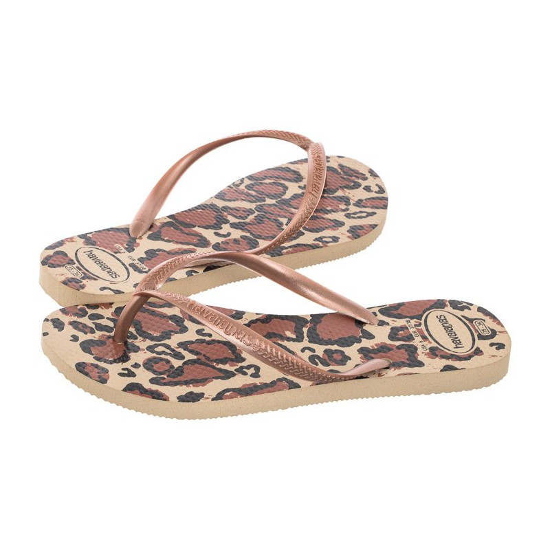 Havaianas Slim Animals FC Sand Grey/Rose Go 4103352-4879 (HI34-a) apavi