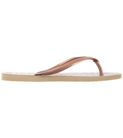 Havaianas Slim Animals FC Sand Grey/Rose Go 4103352-4879 (HI34-a) apavi