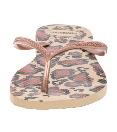 Havaianas Slim Animals FC Sand Grey/Rose Go 4103352-4879 (HI34-a) apavi