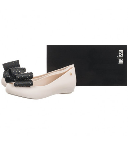 Melissa Ultragirl Sweet XIX AD 33355/51485 Beige/Black (ML195-a) balerīnas