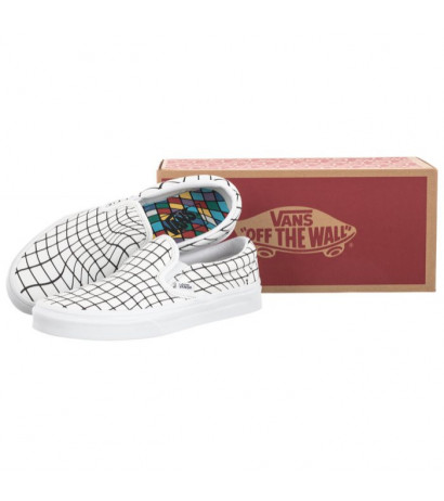 Vans Classic Slip-On (U-Paint) Warpcheckerboard VN0A33TB9IA1 (VA342-a) kurpes