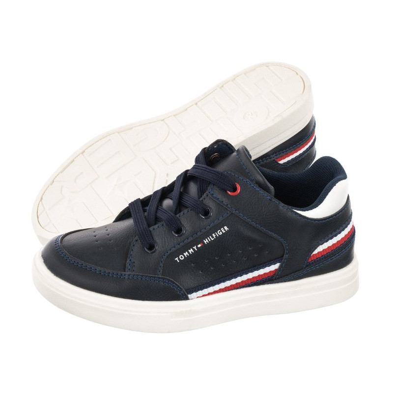 Tommy Hilfiger Mid Cut Lace-Up Sneaker T1B4-32043-0621 X007 Blue/White (TH262-a) spordijalatsid