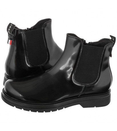 Tommy Hilfiger Chelsea Boot T4A5-32005-0776 999 Black (TH263-a) batai