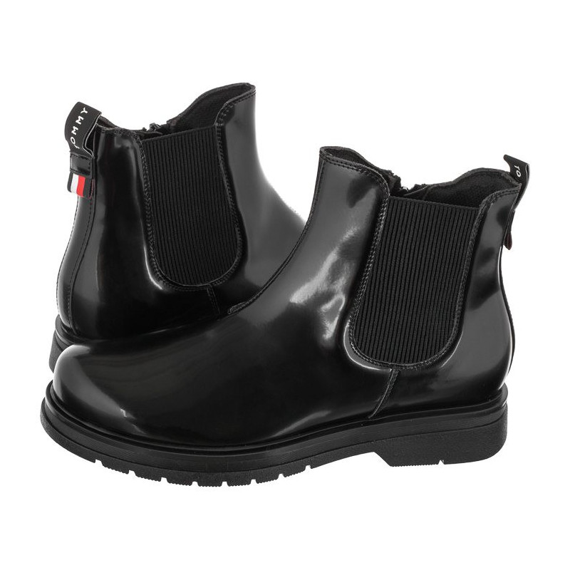 Tommy Hilfiger Chelsea Boot T4A5-32005-0776 999 Black (TH263-a) kurpes