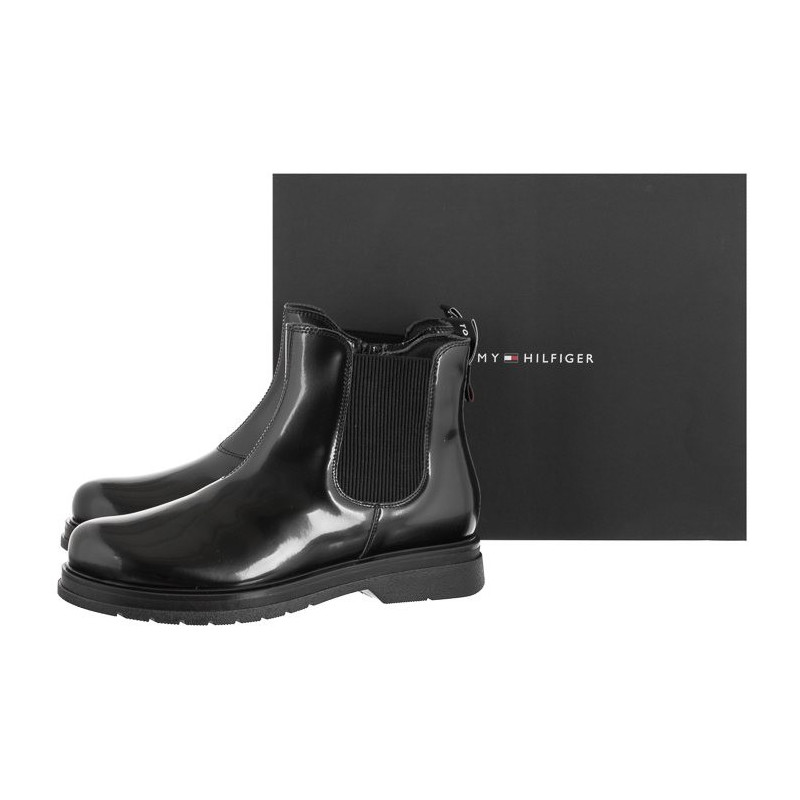 Tommy Hilfiger Chelsea Boot T4A5-32005-0776 999 Black (TH263-a) kurpes