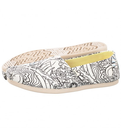 Toms Alpargata White Coloring Book Print 10016257 (TS18-a) kingad