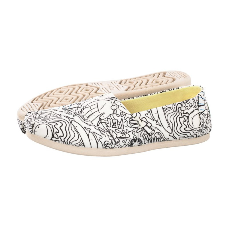 Toms Alpargata White Coloring Book Print 10016257 (TS18-a) kingad