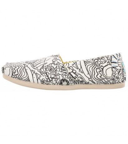 Toms Alpargata White Coloring Book Print 10016257 (TS18-a) kingad