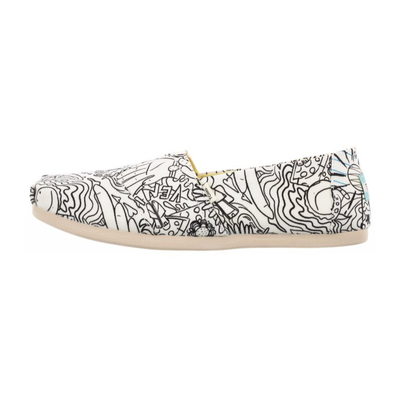 Toms Alpargata White Coloring Book Print 10016257 (TS18-a) kingad