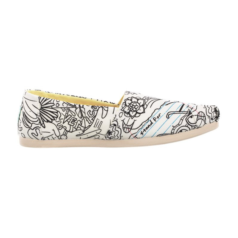 Toms Alpargata White Coloring Book Print 10016257 (TS18-a) kingad