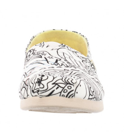 Toms Alpargata White Coloring Book Print 10016257 (TS18-a) kingad