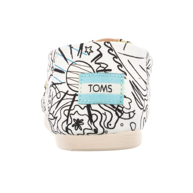 Toms Alpargata White Coloring Book Print 10016257 (TS18-a) kingad