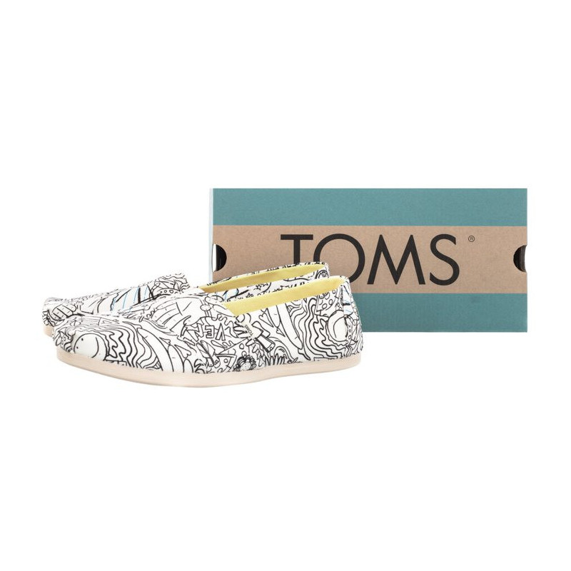 Toms Alpargata White Coloring Book Print 10016257 (TS18-a) kingad