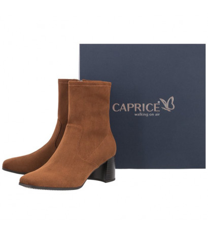 Caprice Brązowe 9-25305-27 374 Cognac Stretch (CP273-a) kurpes