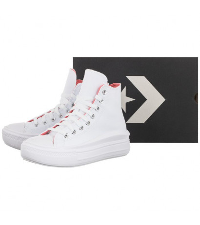 Converse CT All Star Move Hi White 571622C (CO495-a) bateliai