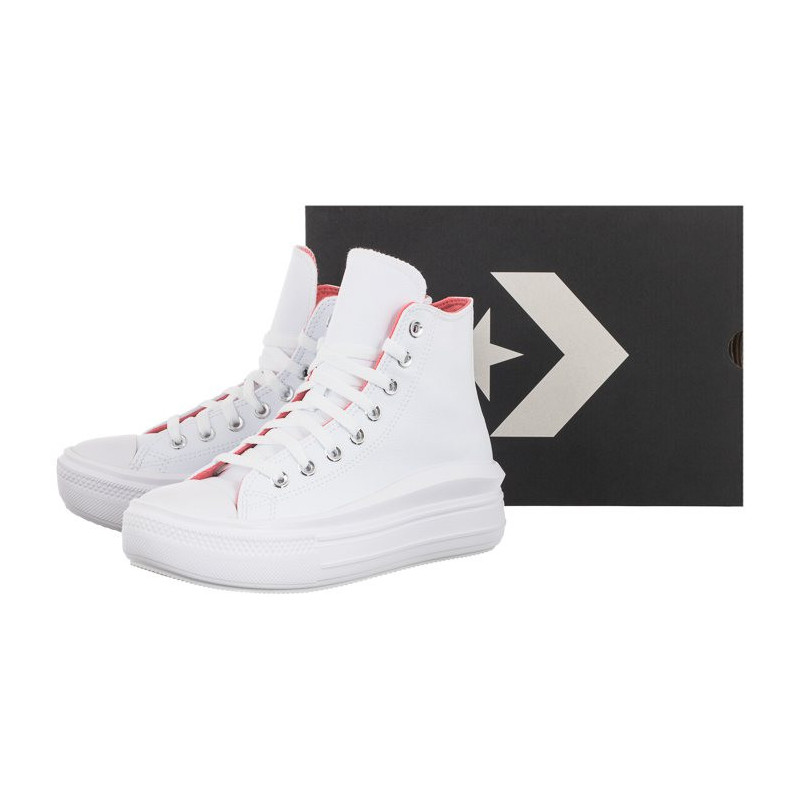 Converse CT All Star Move Hi White 571622C (CO495-a) bateliai