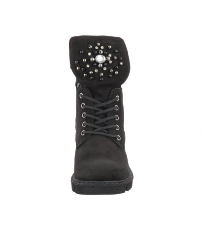 Venezia Czarne 12105-61 NUB BLACK (VE578-a) boots