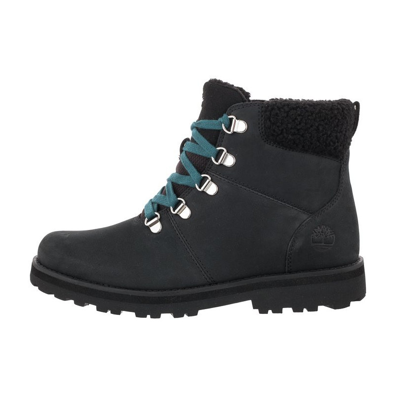 Timberland Courma Kid Warm Lined Hiker Black Nubuck A2MMQ (TI91-a) zābaki