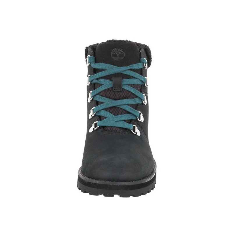 Timberland Courma Kid Warm Lined Hiker Black Nubuck A2MMQ (TI91-a) zābaki