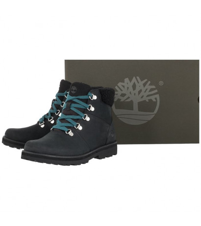 Timberland Courma Kid Warm Lined Hiker Black Nubuck A2MMQ (TI91-a) zābaki