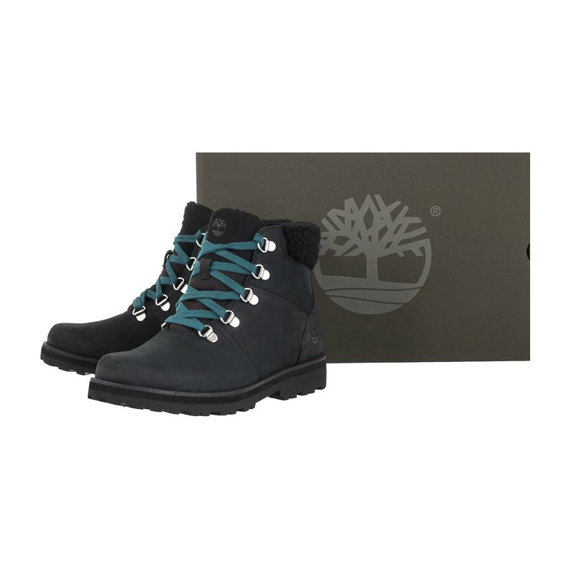 Timberland Courma Kid Warm Lined Hiker Black Nubuck A2MMQ (TI91-a) zābaki