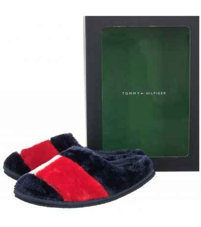 Tommy Hilfiger Essential Tommy Home Slipper Rwb FW0FW05148 0K4 (TH333-a) Moteriški batai/šlepetės