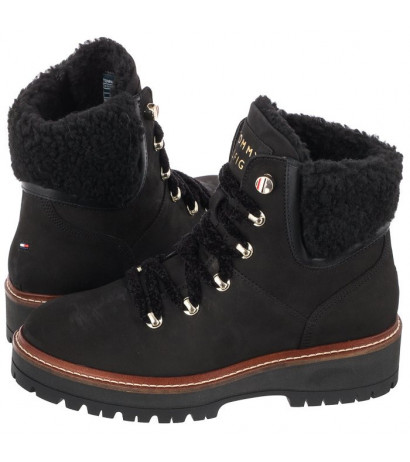 Tommy Hilfiger Outdoor Flat Boot Black FW0FW05944 BDS (TH323-b) boots