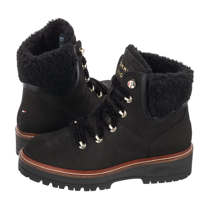 Tommy Hilfiger Outdoor Flat Boot Black FW0FW05944 BDS (TH323-b) saapad