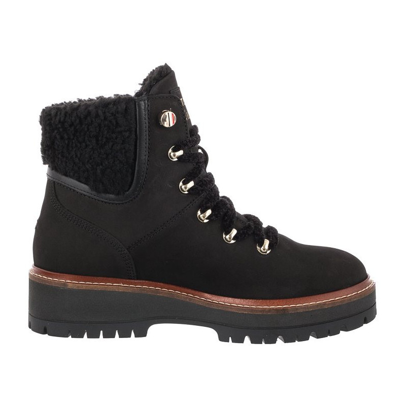 Tommy Hilfiger Outdoor Flat Boot Black FW0FW05944 BDS (TH323-b) boots