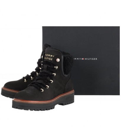 Tommy Hilfiger Outdoor Flat Boot Black FW0FW05944 BDS (TH323-b) batai