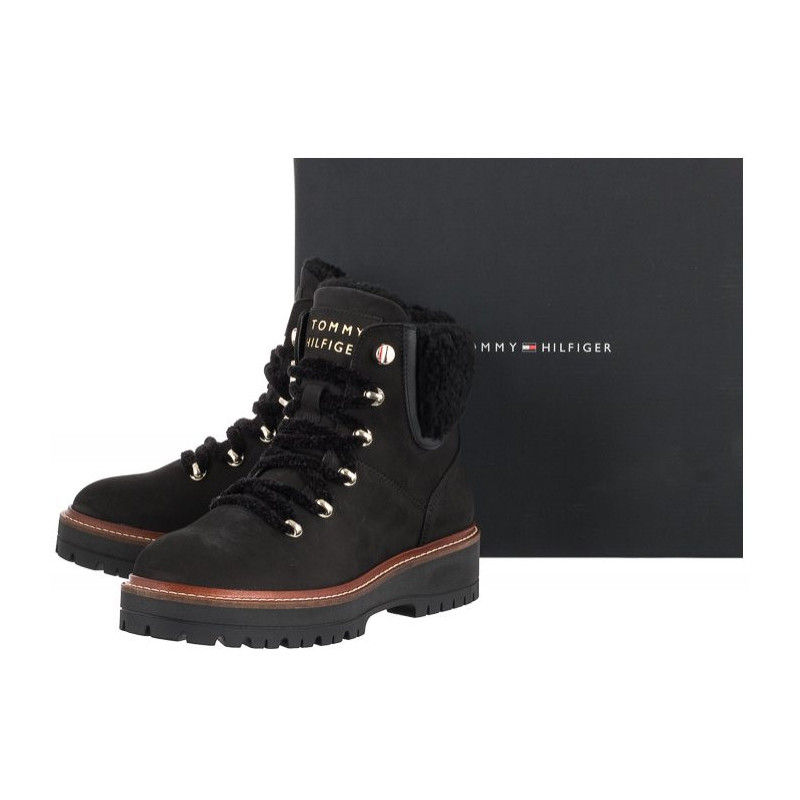 Tommy Hilfiger Outdoor Flat Boot Black FW0FW05944 BDS (TH323-b) saapad