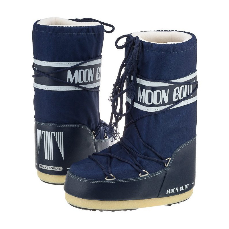 Moon Boot Icon Nylon Blue Kids 1400440 F003 (MB14-b) batai