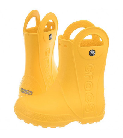 Crocs Handle Rain Boot Kids Yellow 12803-730 (CR79-d) rubber boots