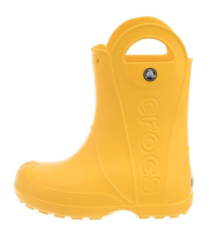 Crocs Handle Rain Boot Kids Yellow 12803-730 (CR79-d) botai