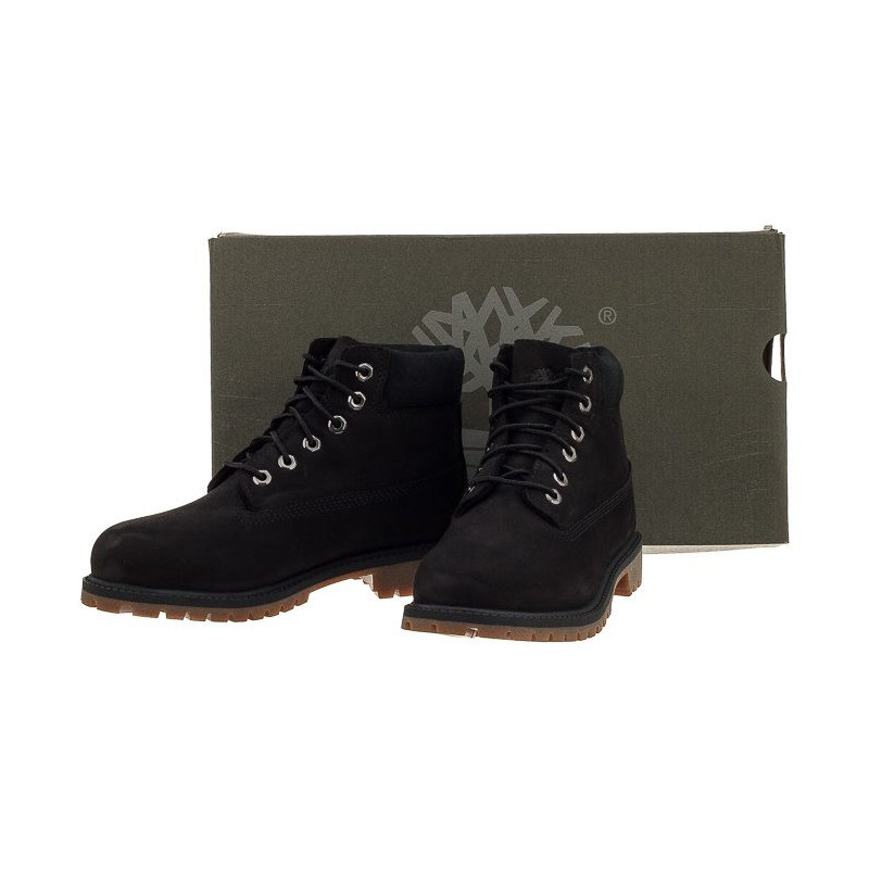 Timberland Youths 6 IN Premium WP Boot Black A11AV (TI48-a) aulinukai