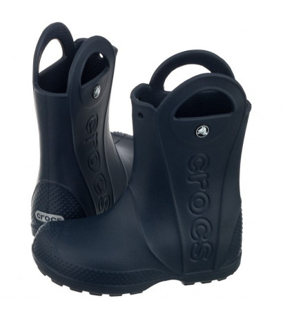 Crocs Handle Rain Boot Kids Navy 12803-410 (CR79-f) botai